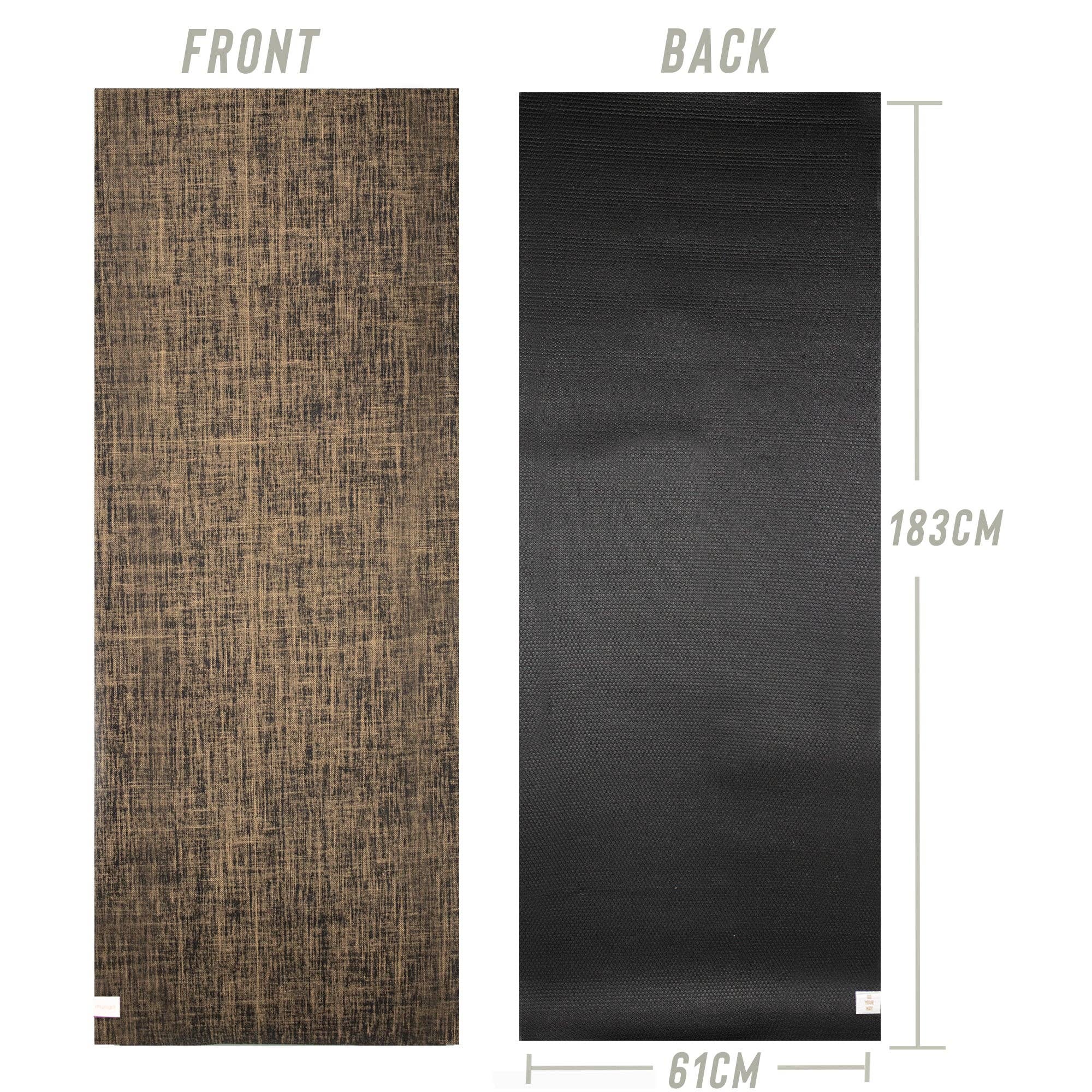 High Quality Jute Yoga Mat with Ultra Grip