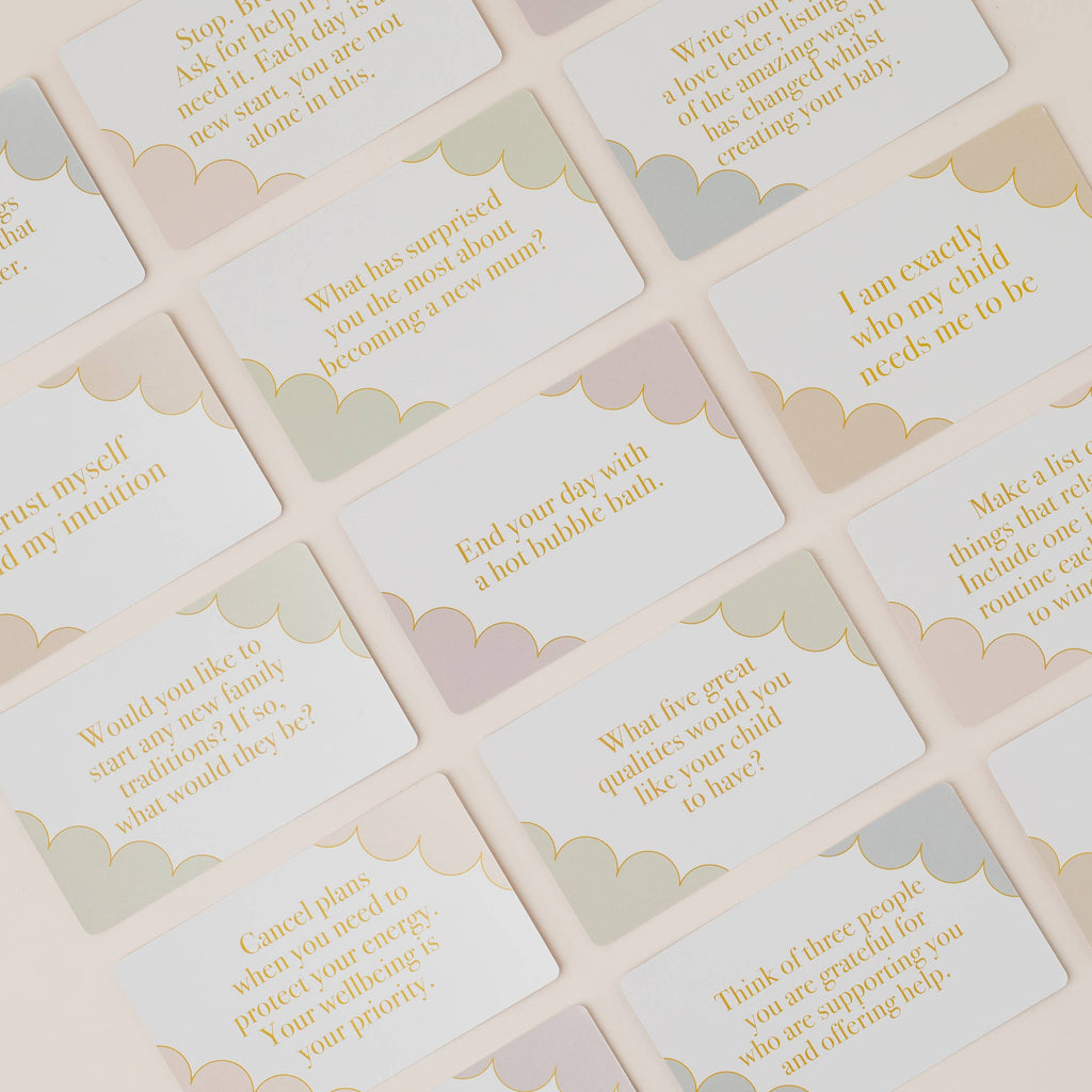 Mind Cards: New Mum Edition | Self care gift for new moms