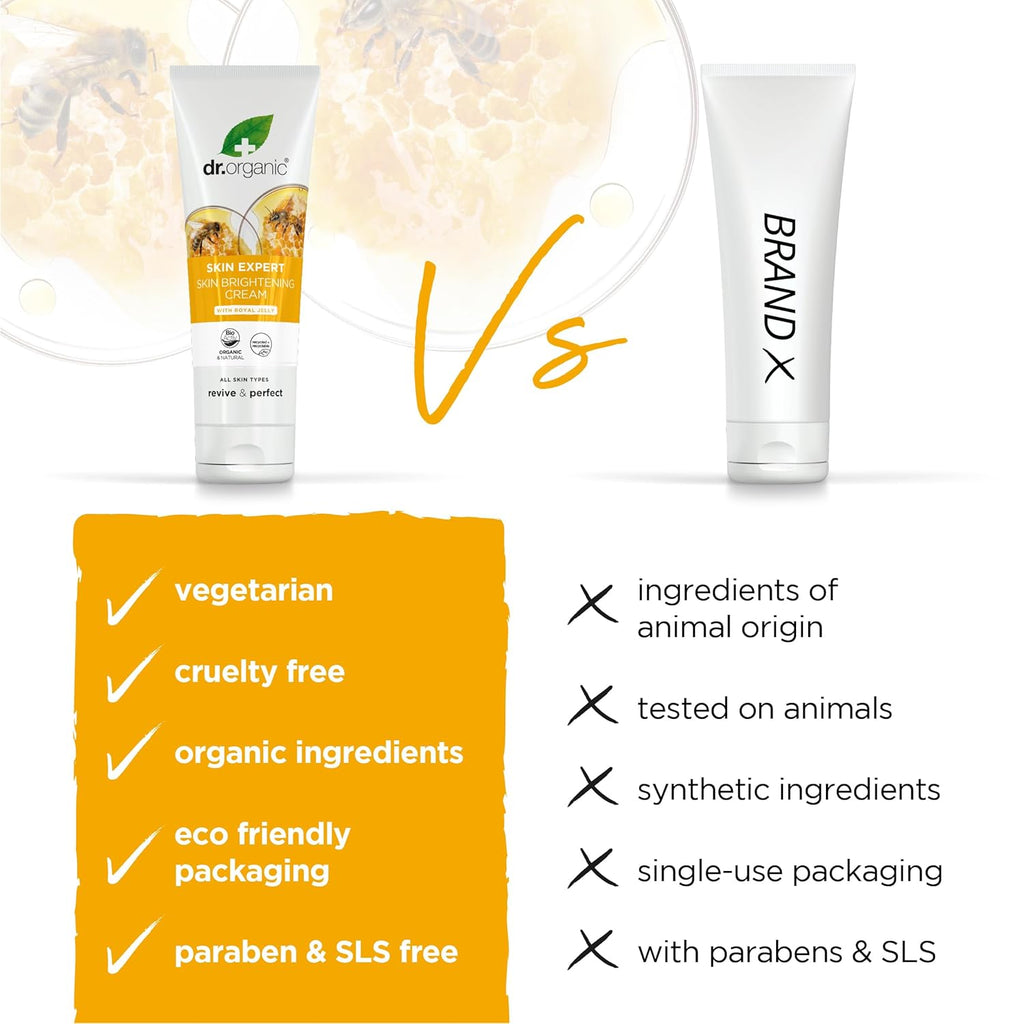 Dr Organic Bioactive Skincare Organic Royal Jelly Skin Brightening Cream 125ml