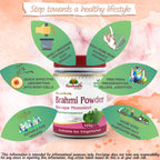 Aushadh Brahmi Powder 100 gram - Calm & Focus Support