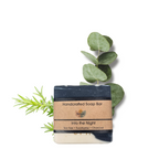 Into the Night Soap Bar | Tea Tree, Eucalyptus & Charcoal Natural Handcrafted Soap | Vegan, Plastic-Free Skincare | 3 Styles Available
