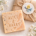 🌿 Personalised Mini Soap Wedding Favours (25 pieces)