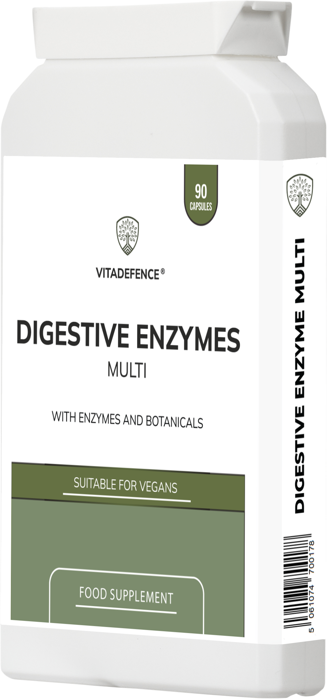 Digestive Enzyme Multi | With Turmeric, Apple Cider Vinegar & Enzyme Blend – 90 Capsules