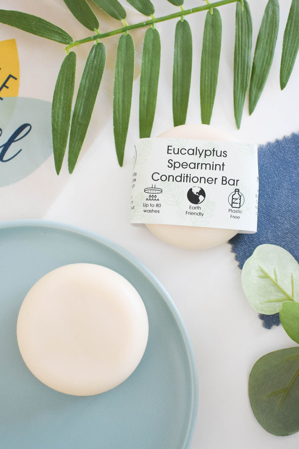 Spearmint and Eucalyptus , Solid Conditioner Bar 60g
