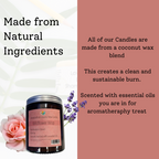 Wildflower Wisp Hand-Poured Coconut Wax Candle | Floral & Natural Aromatherapy | Vegan, Eco-Friendly Candle | 2 Size Options