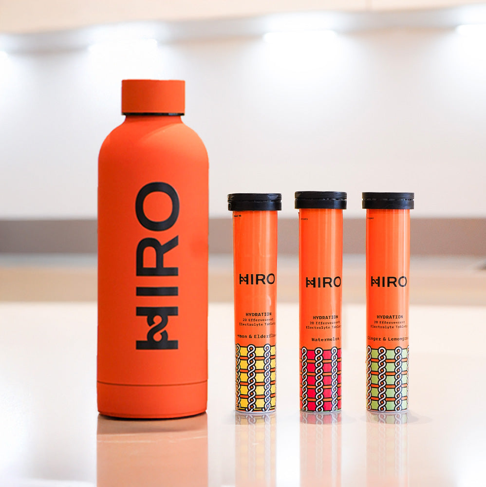 Hydration Tablet Multi-Flavour Triple Pack + Orange Bottle