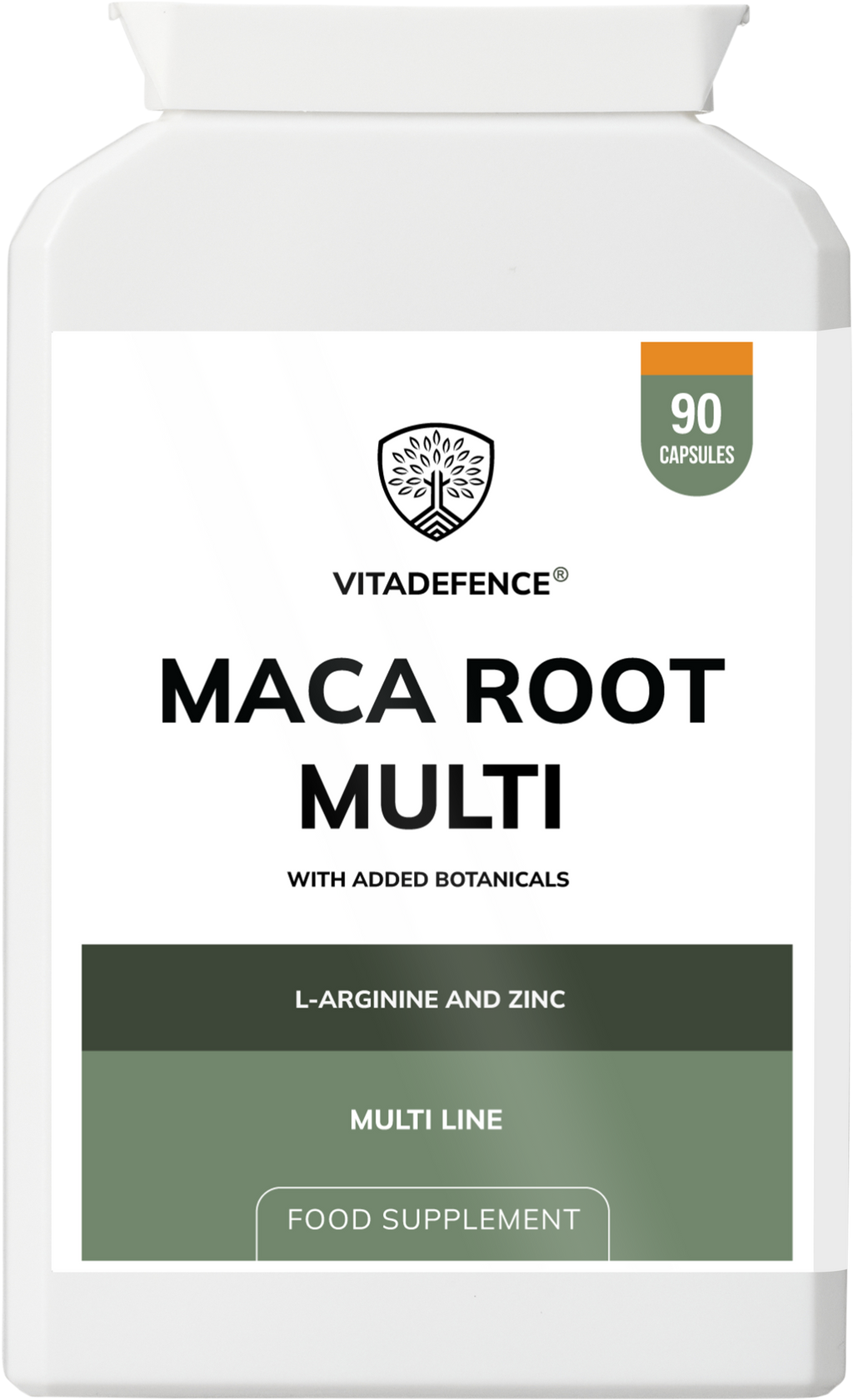 Vitadefence® Maca Root Multi | With L-Arginine, Ginkgo Biloba & Zinc – 90 Vegan Capsules