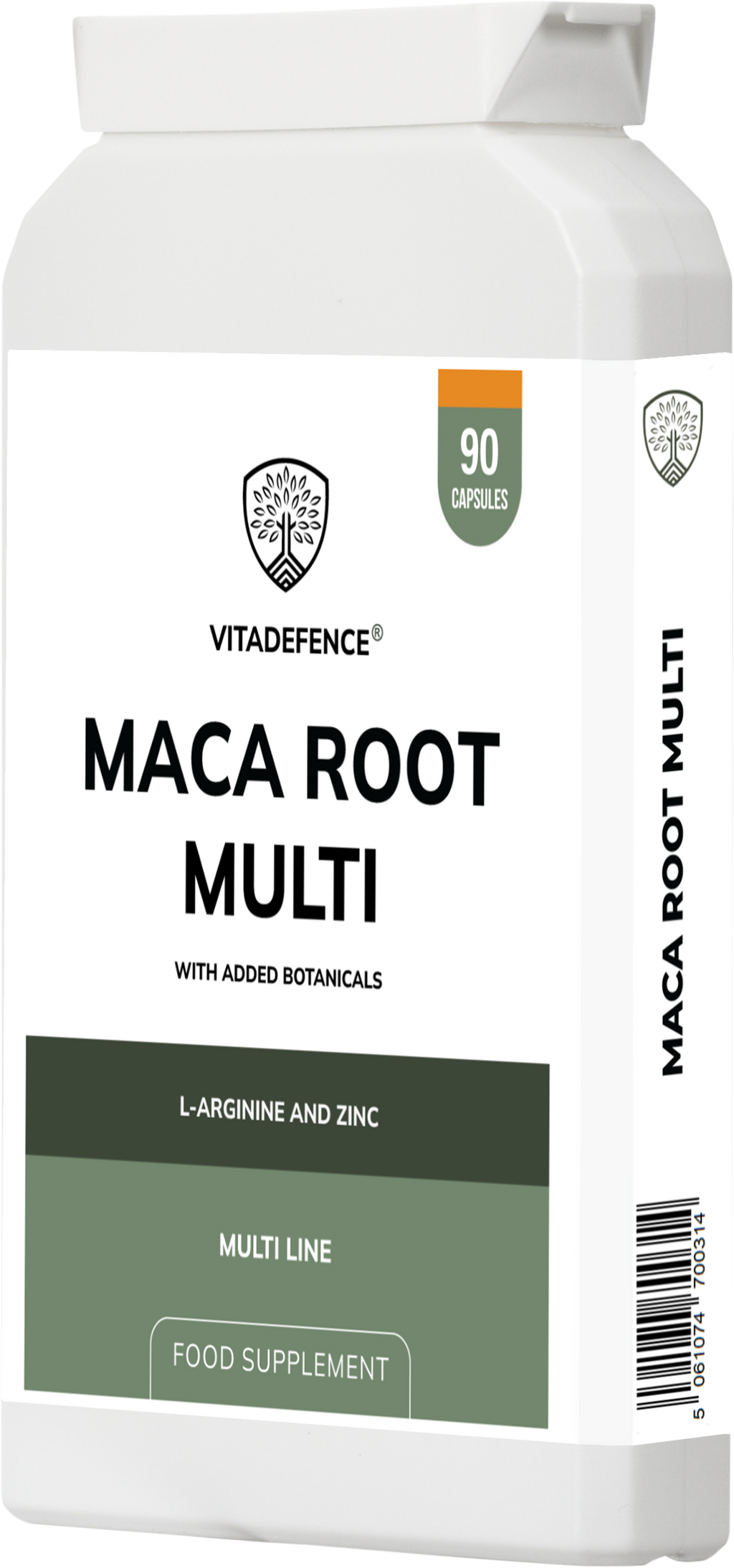 Vitadefence® Maca Root Multi | With L-Arginine, Ginkgo Biloba & Zinc – 90 Vegan Capsules