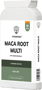 Vitadefence® Maca Root Multi | With L-Arginine, Ginkgo Biloba & Zinc – 90 Vegan Capsules