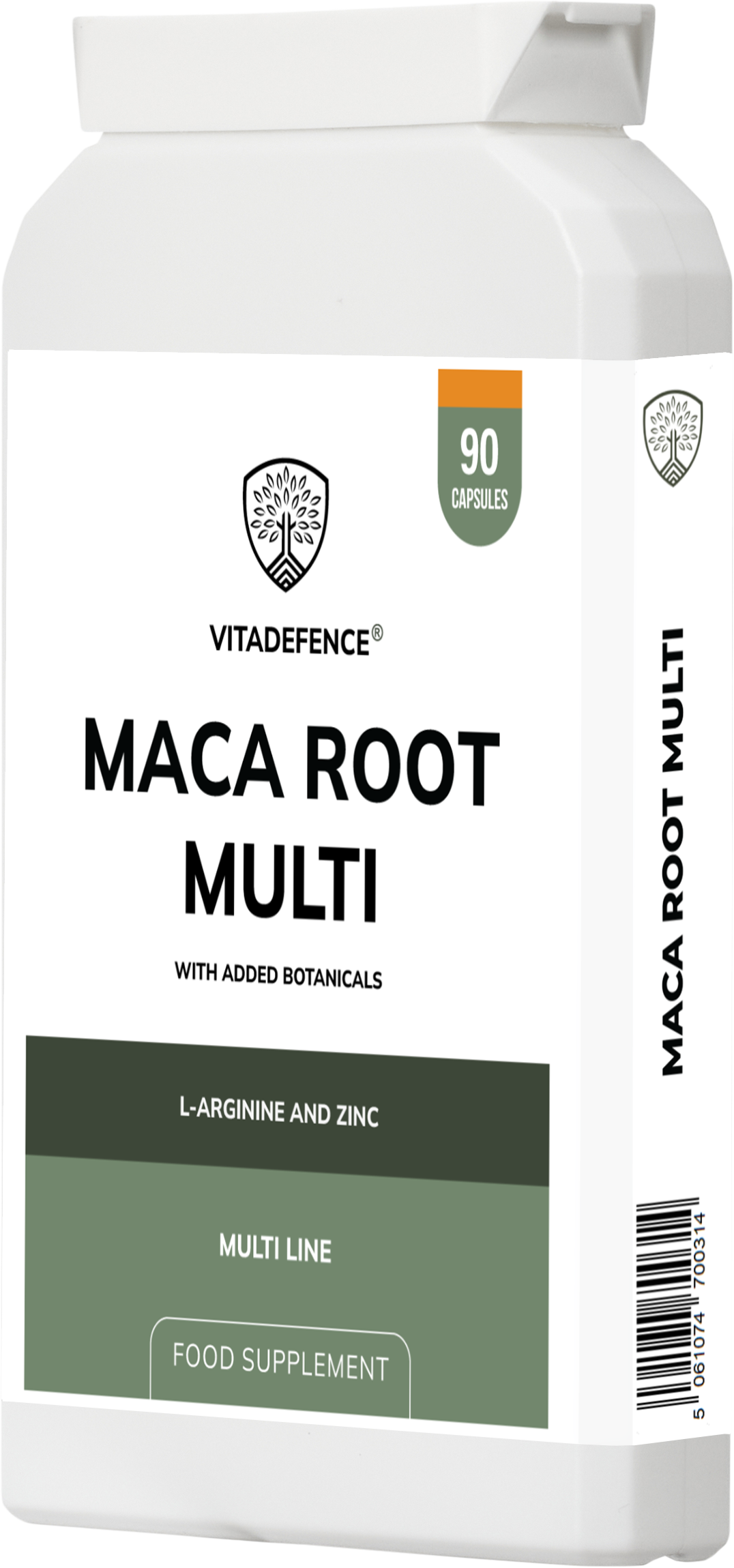 Vitadefence® Maca Root Multi | With L-Arginine, Ginkgo Biloba & Zinc – 90 Vegan Capsules