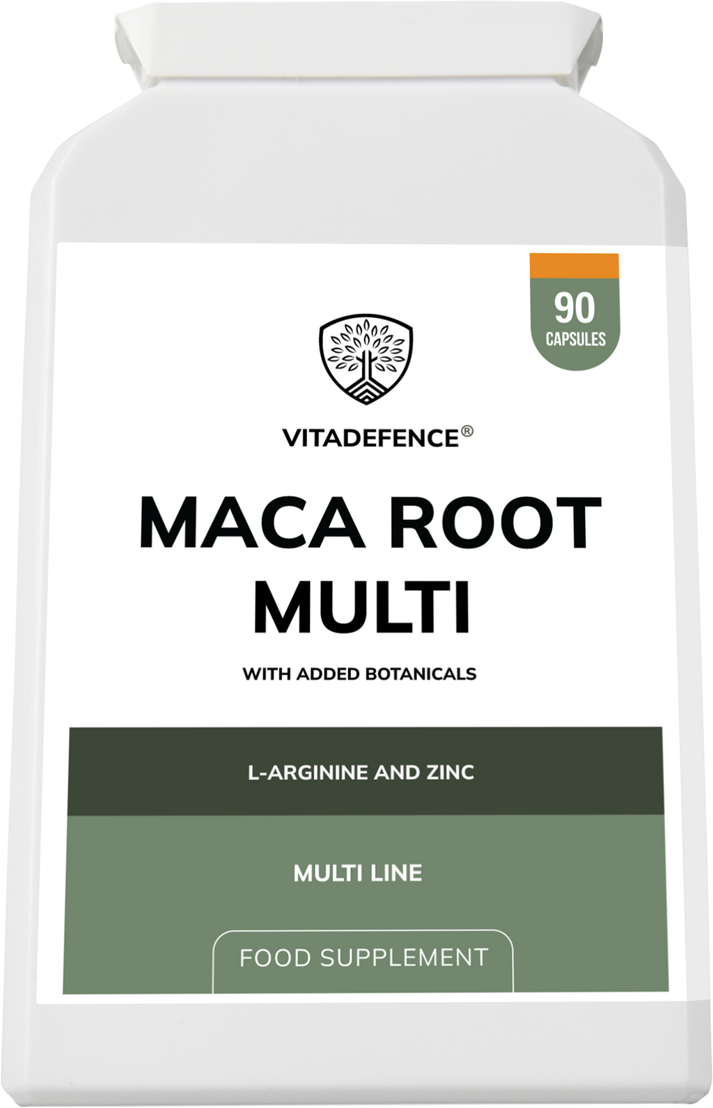 Vitadefence® Maca Root Multi | With L-Arginine, Ginkgo Biloba & Zinc – 90 Vegan Capsules