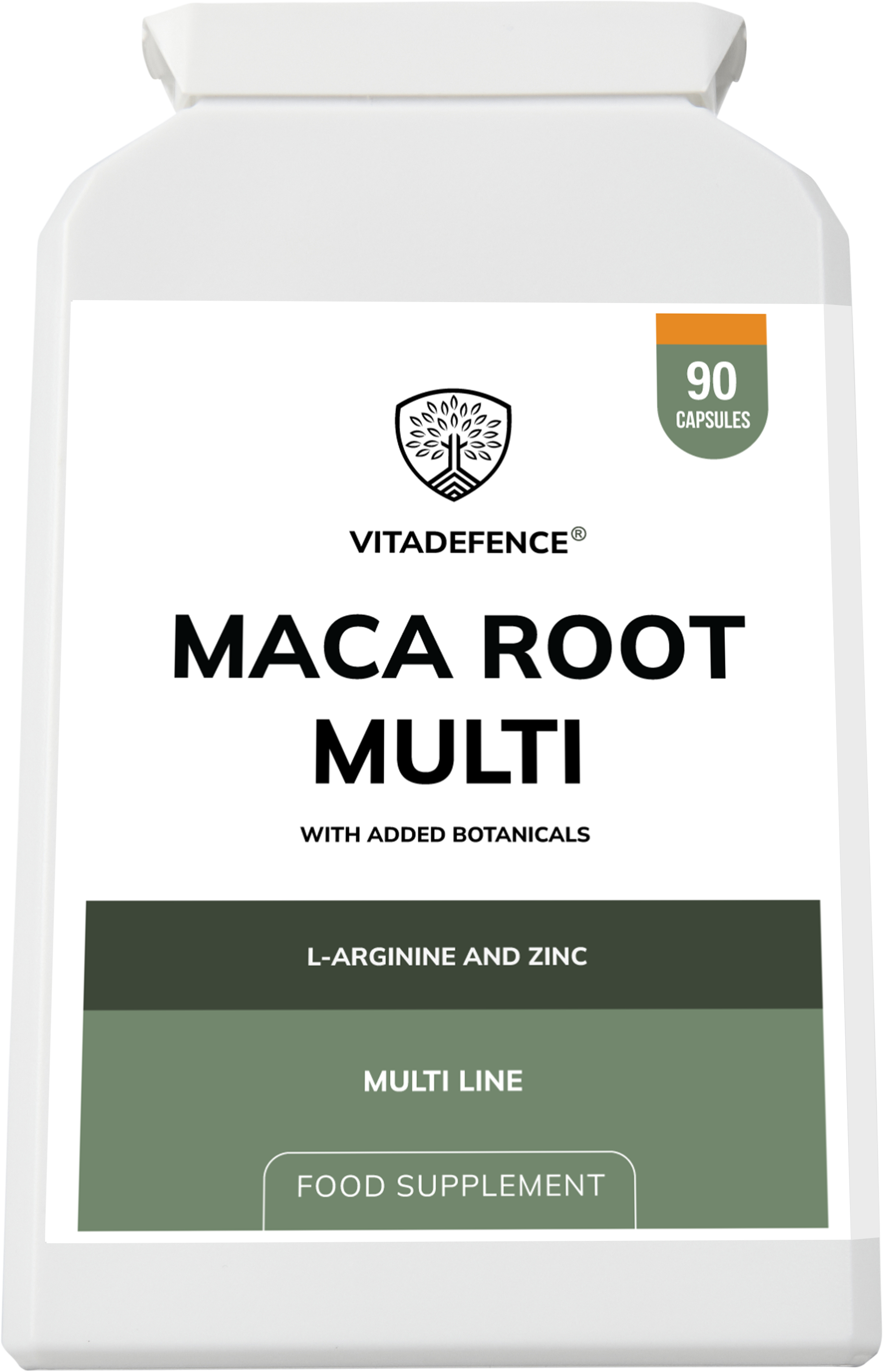 Vitadefence® Maca Root Multi | With L-Arginine, Ginkgo Biloba & Zinc – 90 Vegan Capsules