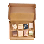 Soap Sampler Gift Set | 8 x 25g Mini Travel Soaps | Natural Handcrafted Letterbox Gift | Vegan, Plastic-Free Skincare