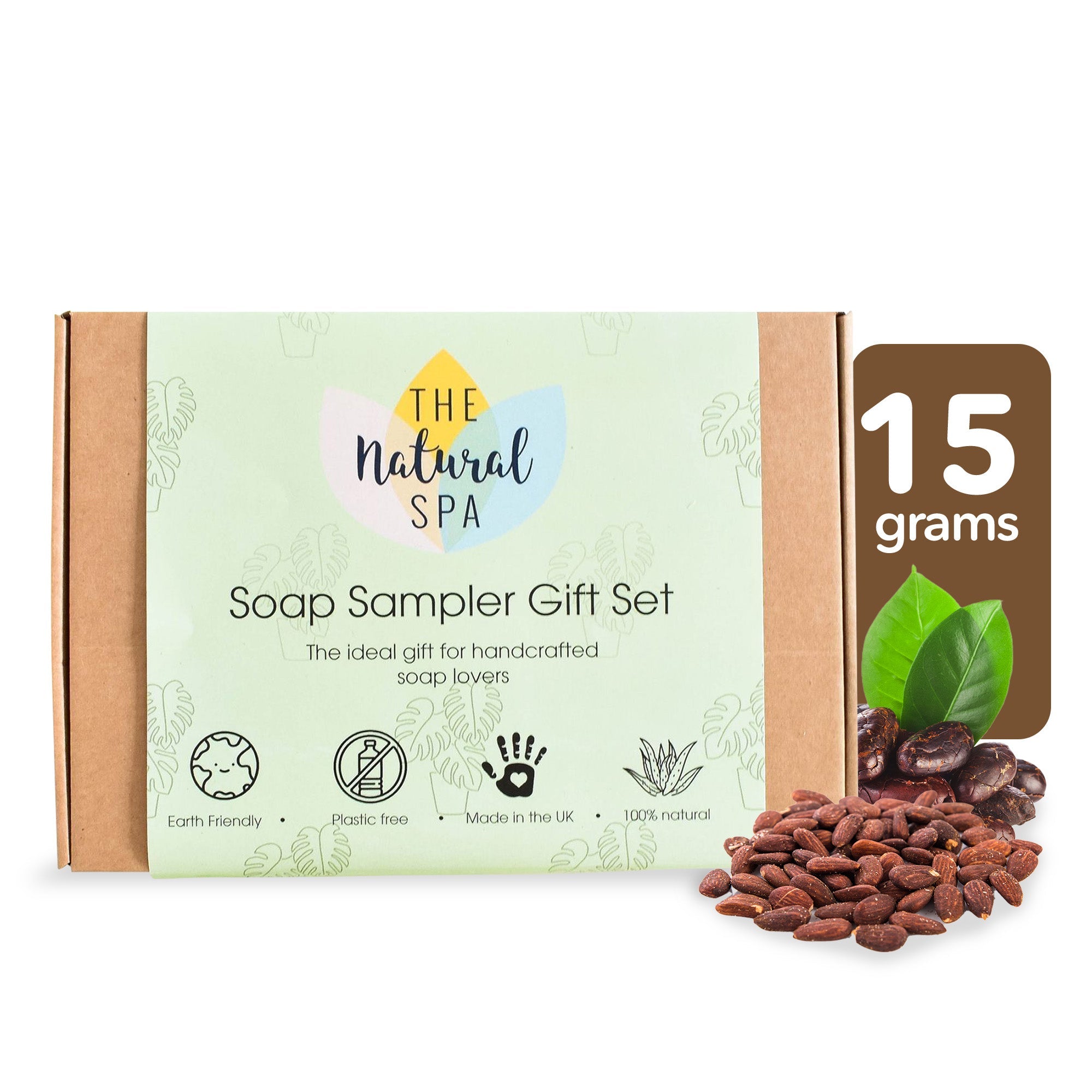 Soap Sampler Gift Set | 8 x 25g Mini Travel Soaps | Natural Handcrafted Letterbox Gift | Vegan, Plastic-Free Skincare