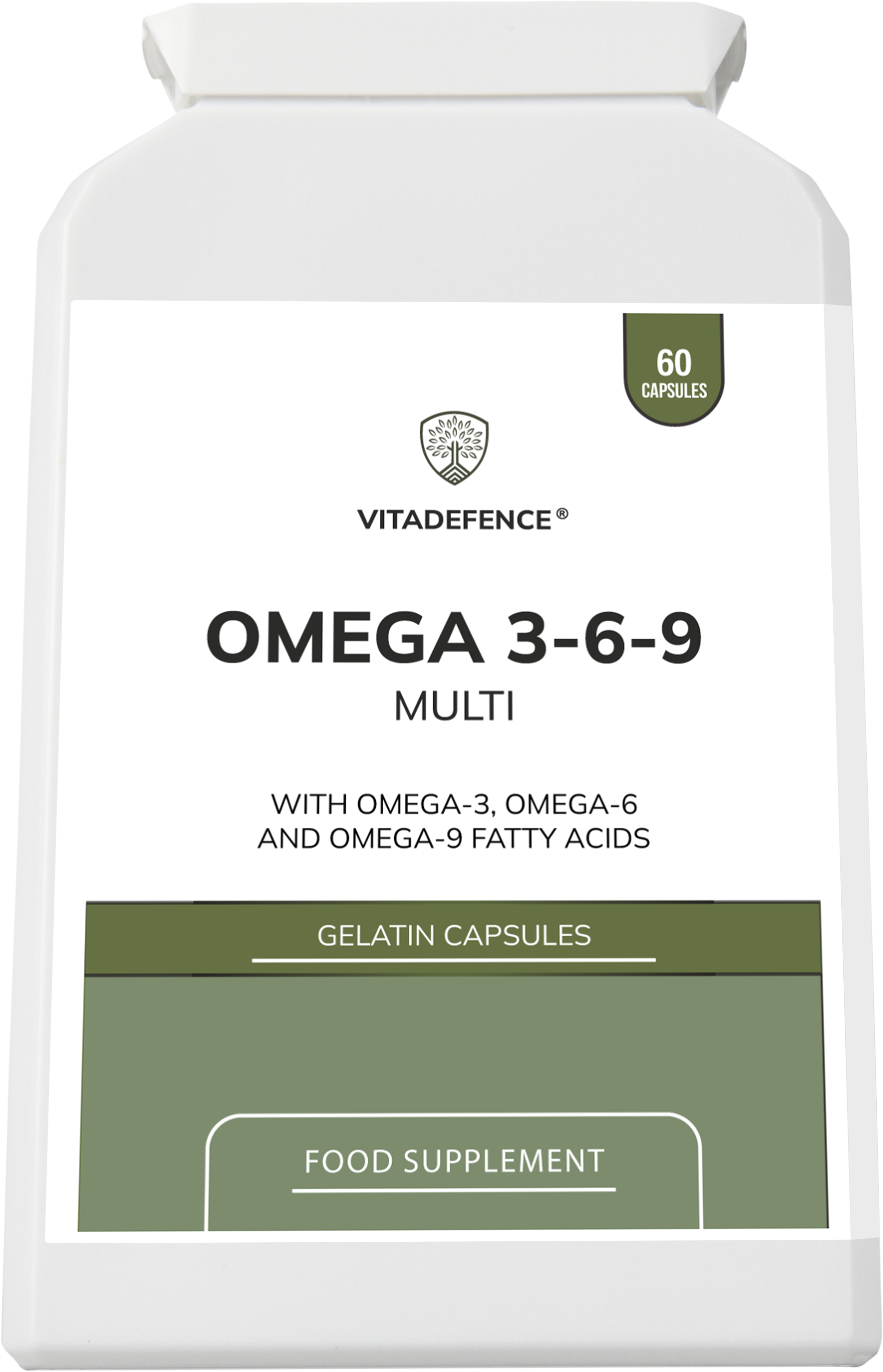 Omega 3-6-9 Multi — 60 Gelatin Capsules