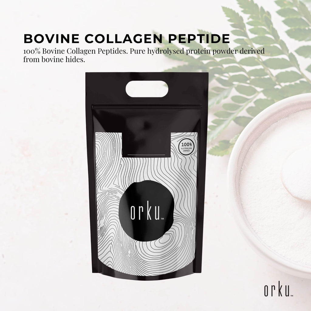 Orku 20Kg Bovine Collagen Peptides Powder Hydrolysed Protein Unflavoured