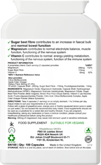 Magnesium Multi | With Vitamin C & Sugar Beet Fibre – 100 Vegan Capsules