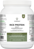 Rice Protein Multi | Chocolate Flavour Powder with Green Tea & Guarana – 500 g