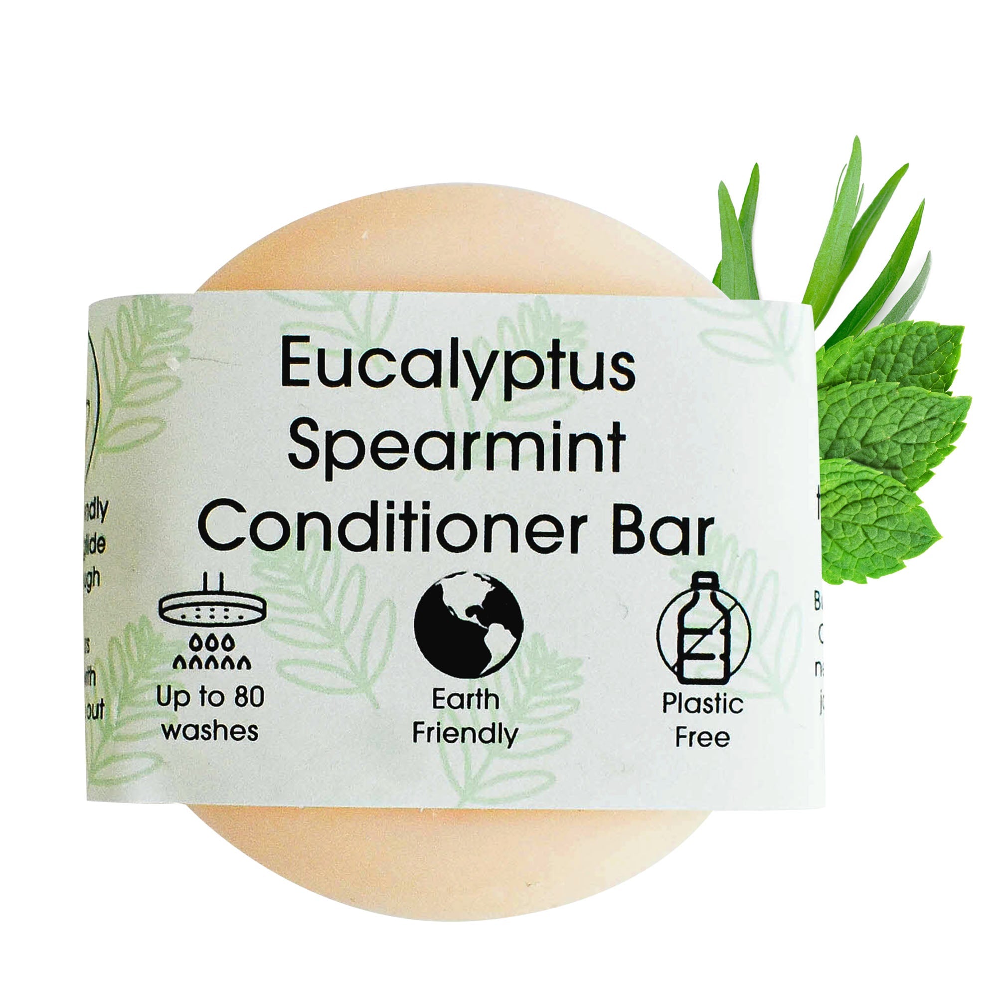 Spearmint and Eucalyptus , Solid Conditioner Bar 60g