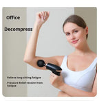 NNEDSZ Classic Black Massage Gun - 6-Speed Deep Tissue Massager with 4 Professional Massage Heads