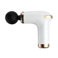 NNEDSZ Classic White Massage Gun - 6-Speed Deep Tissue Massager with 4 Professional Massage Heads
