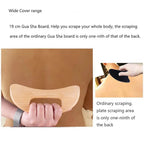 2Pcs Wooden Gua Sha Scraping Massage Tool Beech Wood Natural