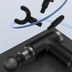 1pc Portable Mini Massage Gun - Deep Tissue Muscle Massager (Black)