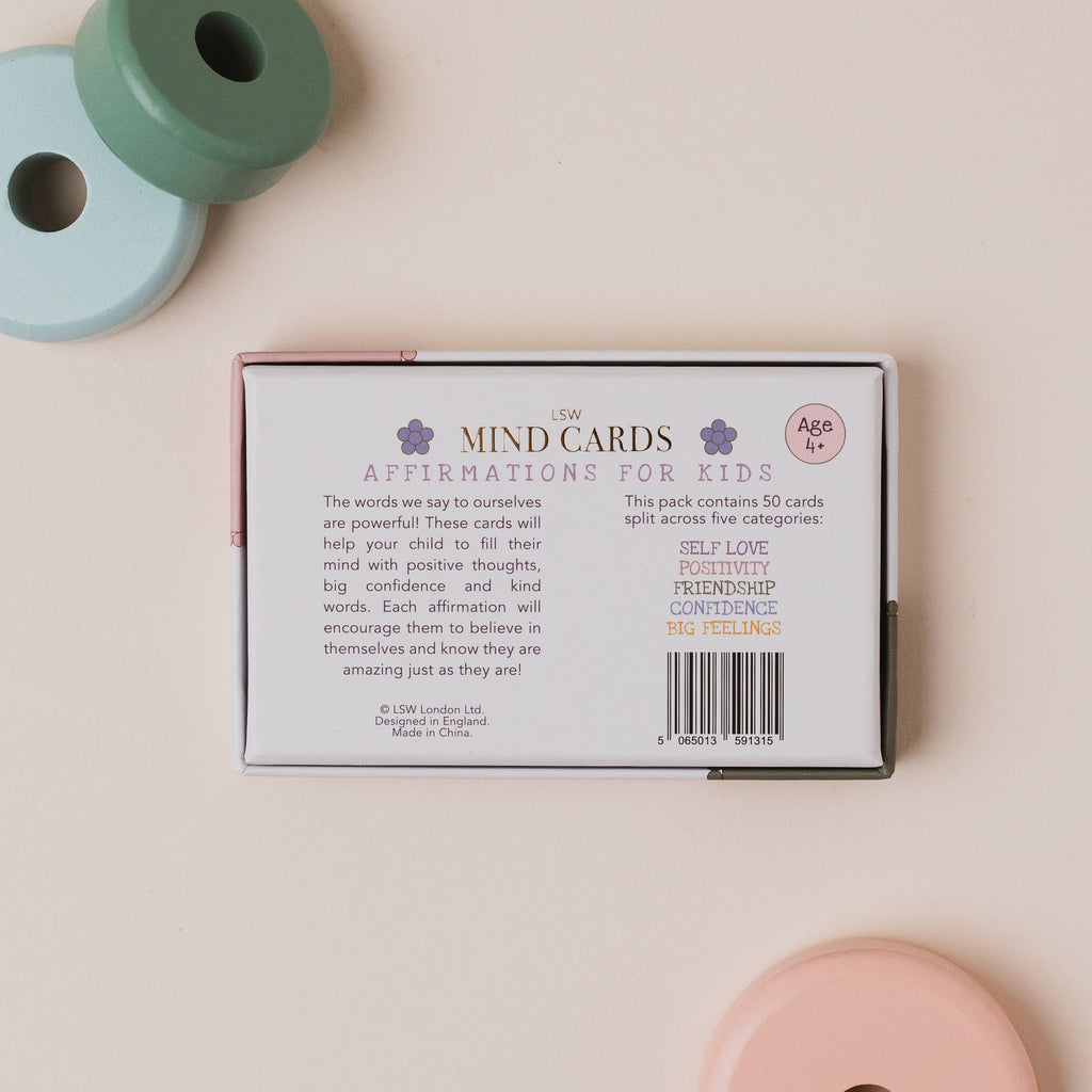 Mind Cards: Affirmations for Kids | Positive Mindset prompts