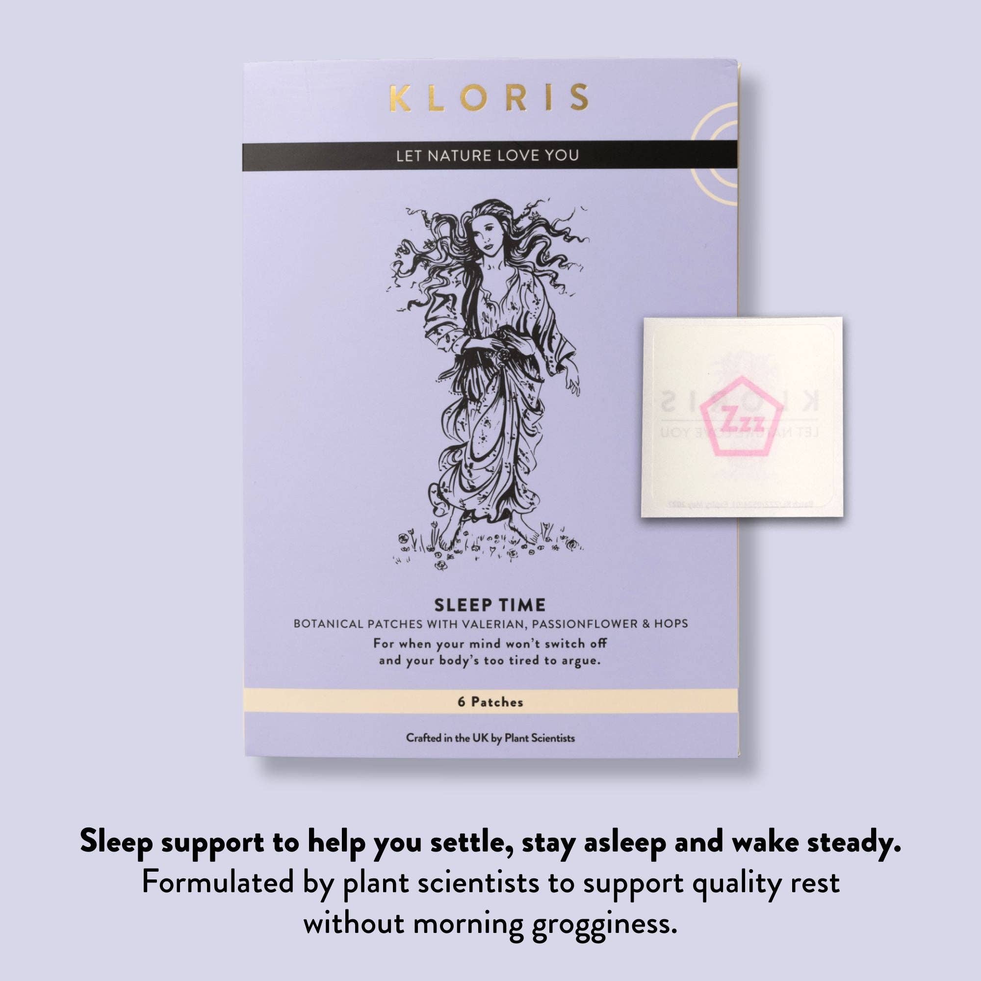 Natural Sleep Patches - Valerian, Hops, Passionflower & CBD