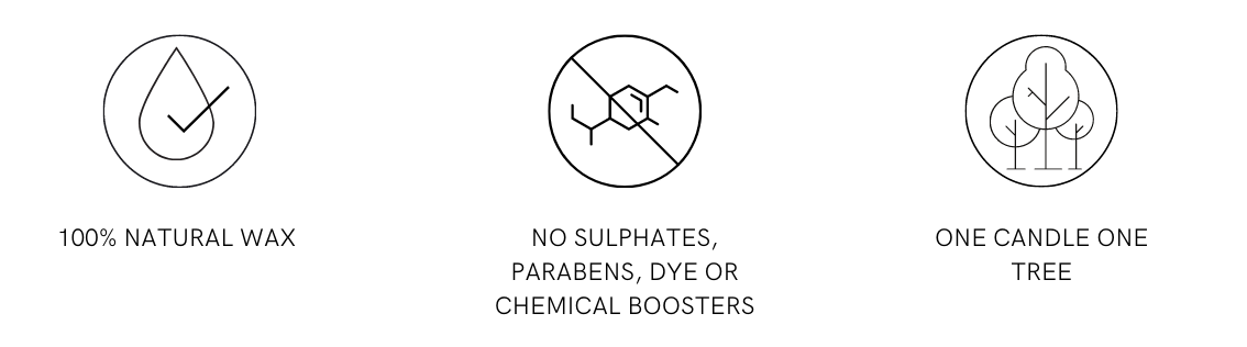 BE Luxury Scented Candle  | Green Floral Candle 220g/ 7.8oz