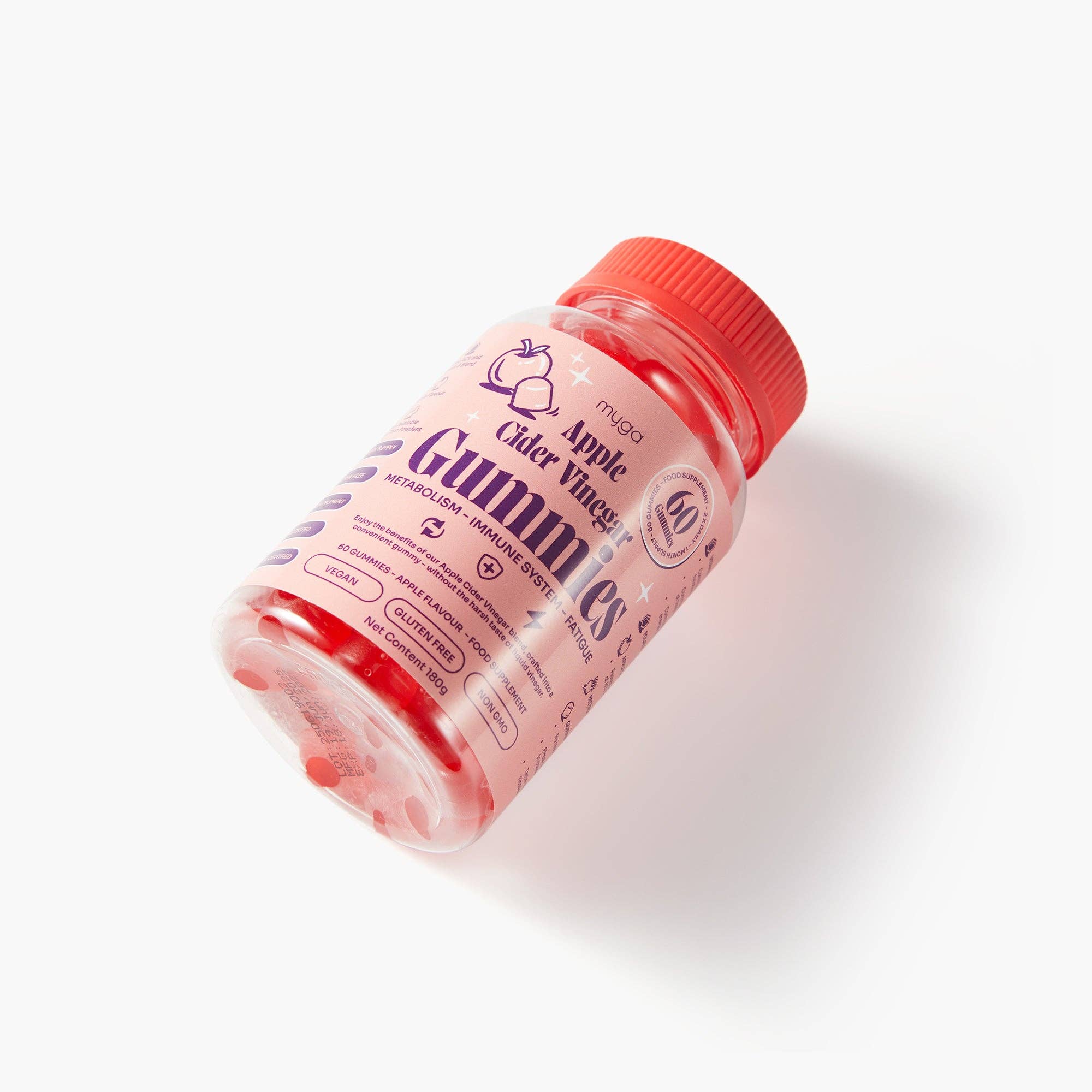 Myga Apple Cider Vinegar Gummies – Apple Flavour Metabolism & Energy Support