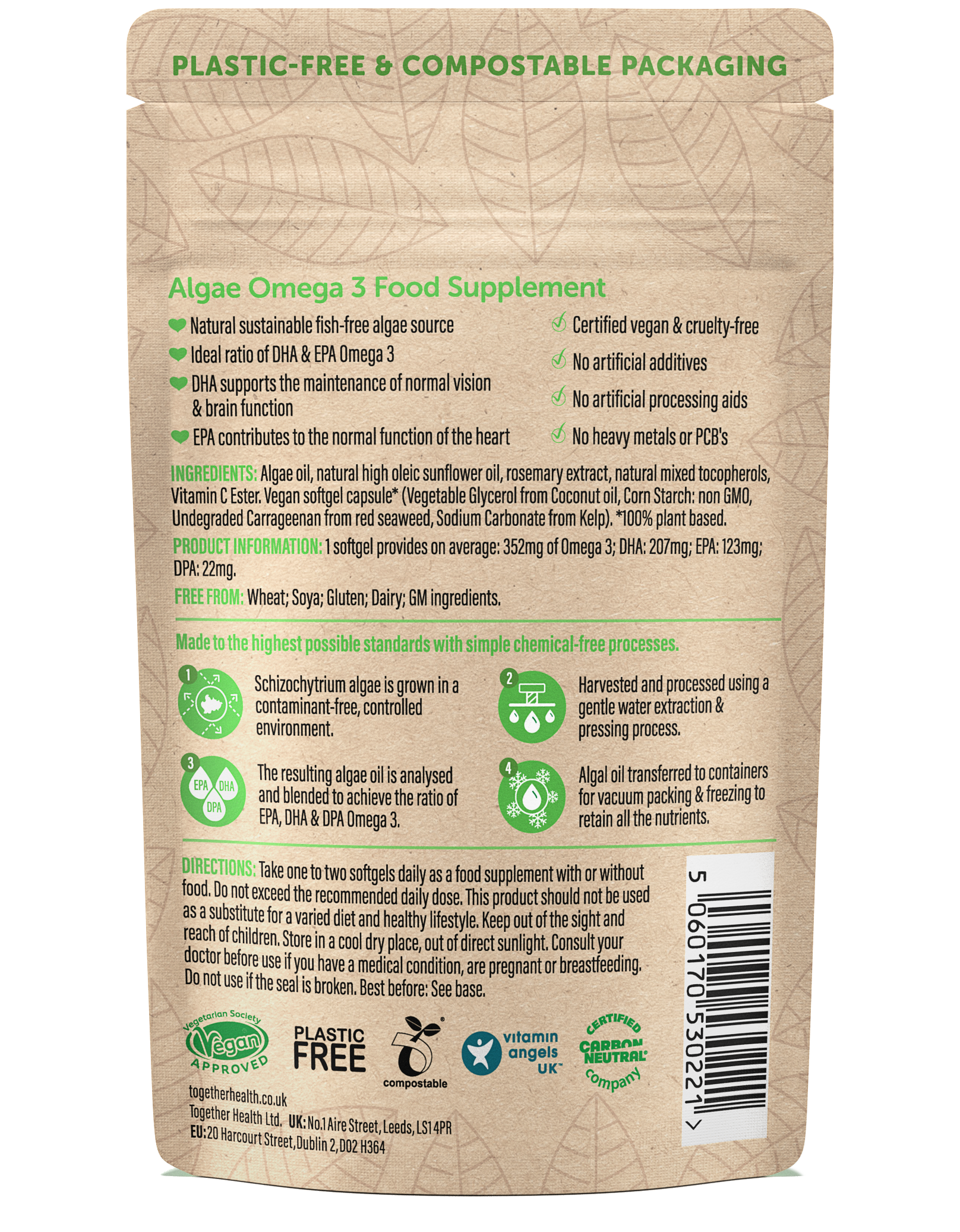 Omega 3 – Vegan Omega 3 – 30 Softgels