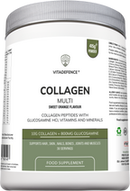 Collagen Multi | Orange Flavour Powder with Glucosamine, Vitamins & Minerals – 415 g