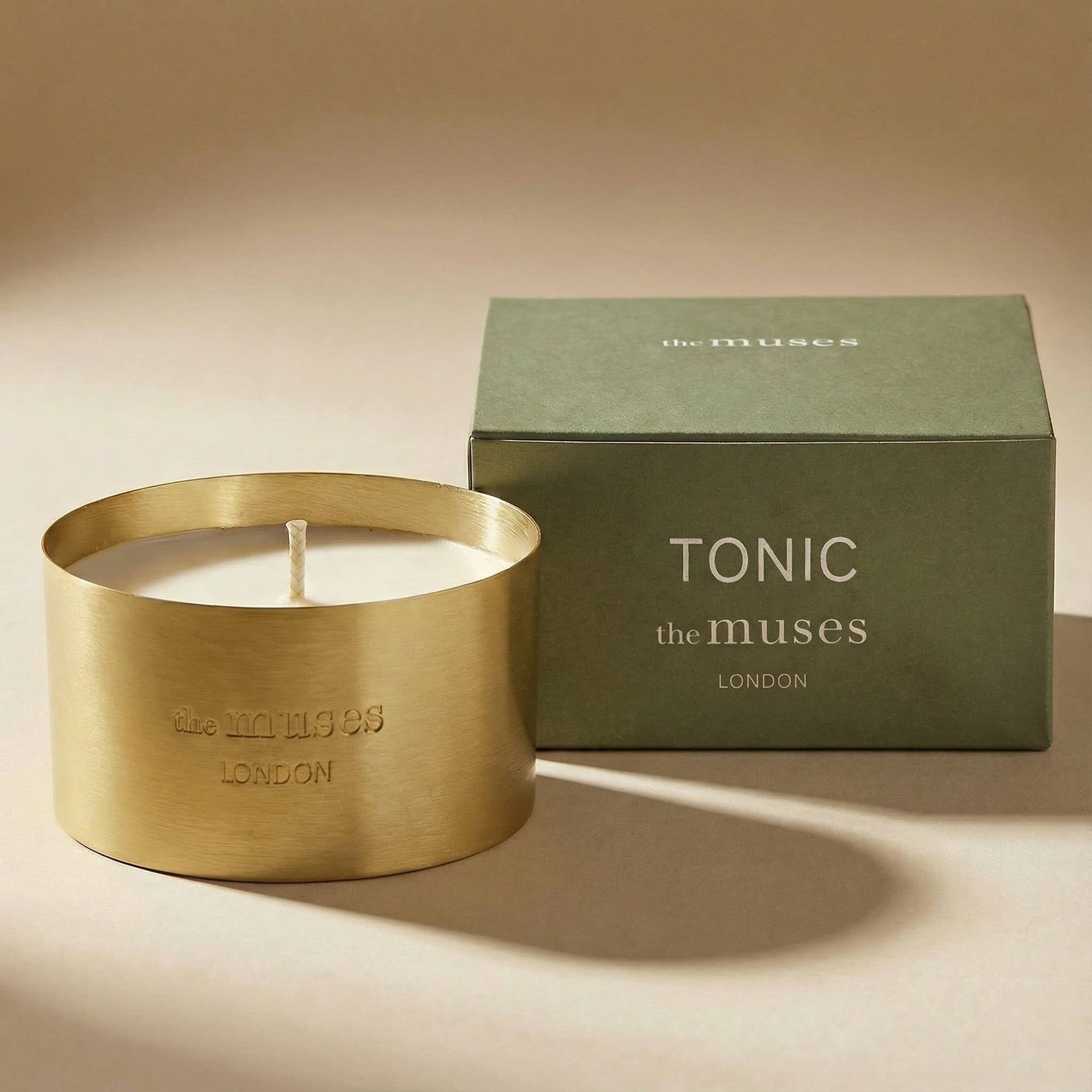 TONIC Luxury Scented Candle | Tomato Leaf Candle 110g/ 3.8oz