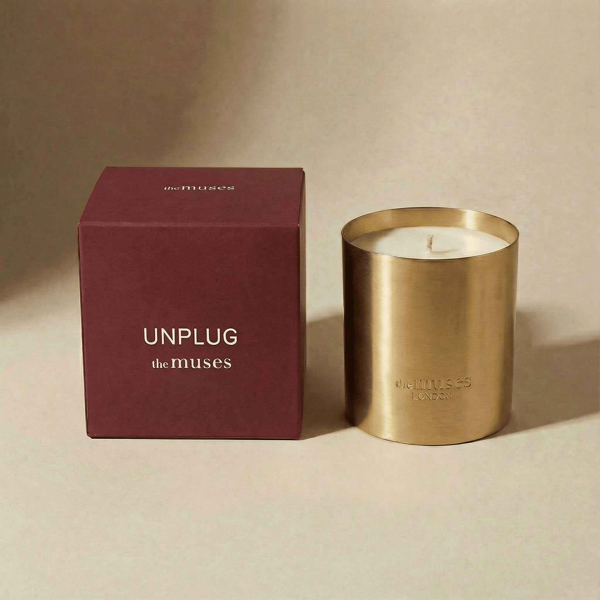 UNPLUG Luxury Scented Candle | Rose Candle 220g/ 7.8oz
