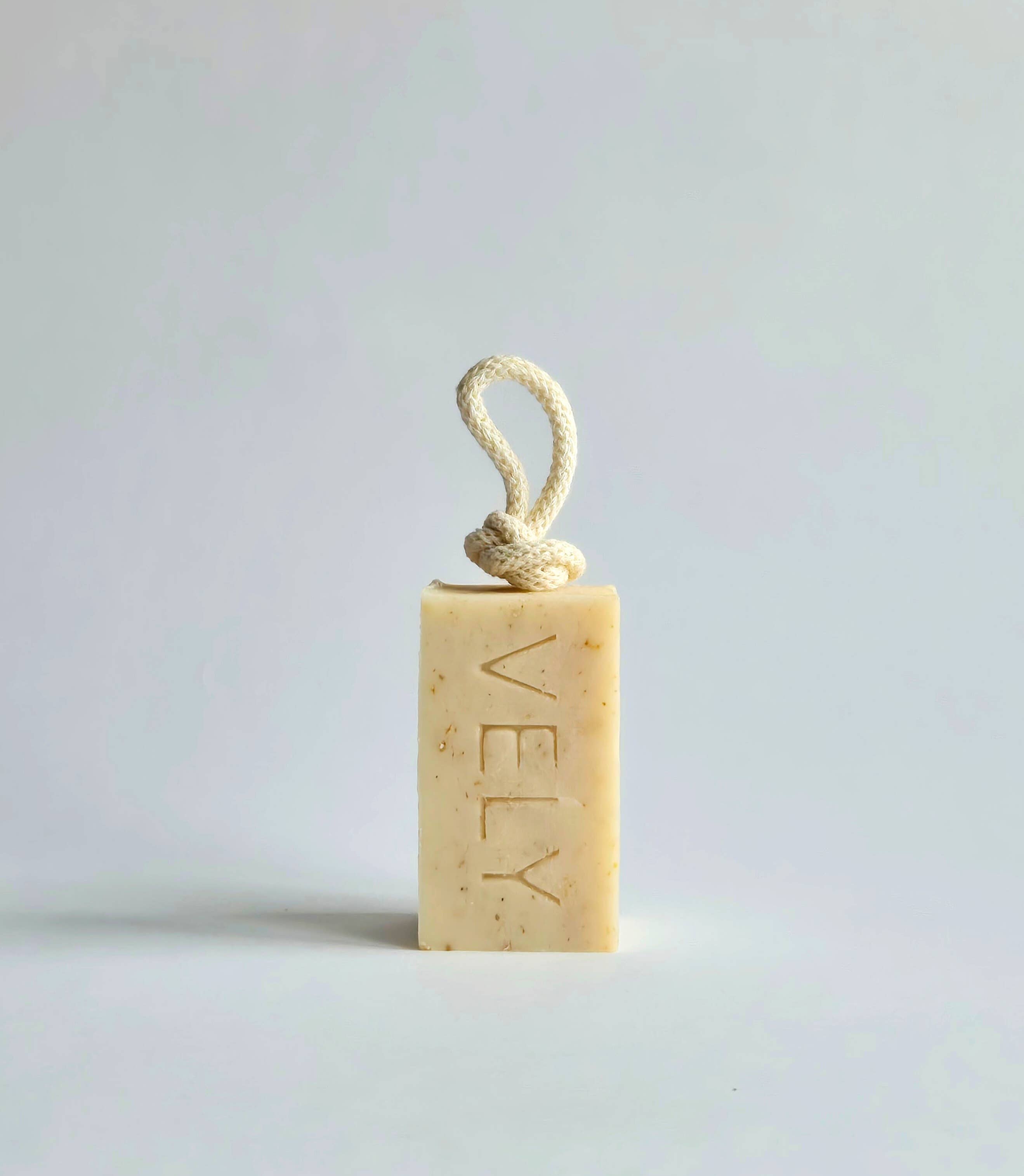 Natural Handmade Soap On A Rope "Classic Twist"