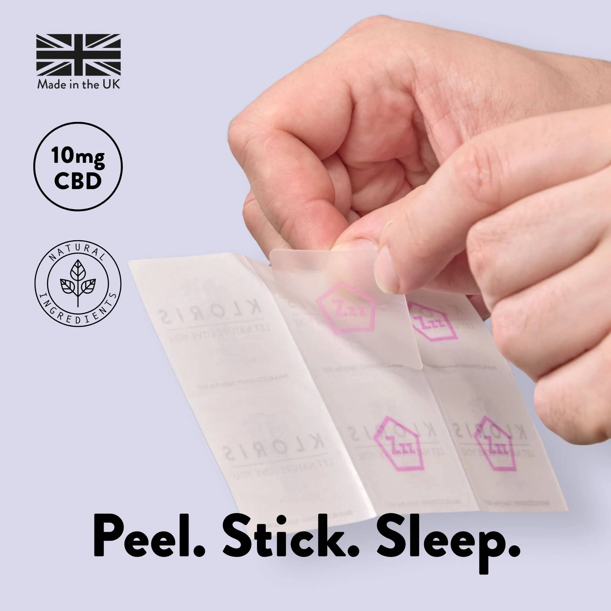 Natural Sleep Patches - Valerian, Hops, Passionflower & CBD