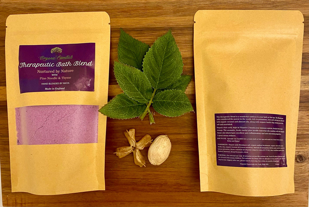 Eight 100g Luxury Natural Bath Blends in Eco-Pouch