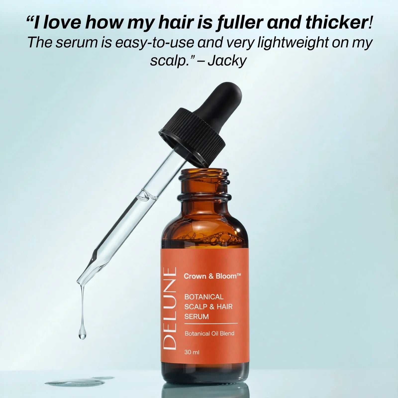 Crown & Bloom™ Botanical Scalp & Hair Serum