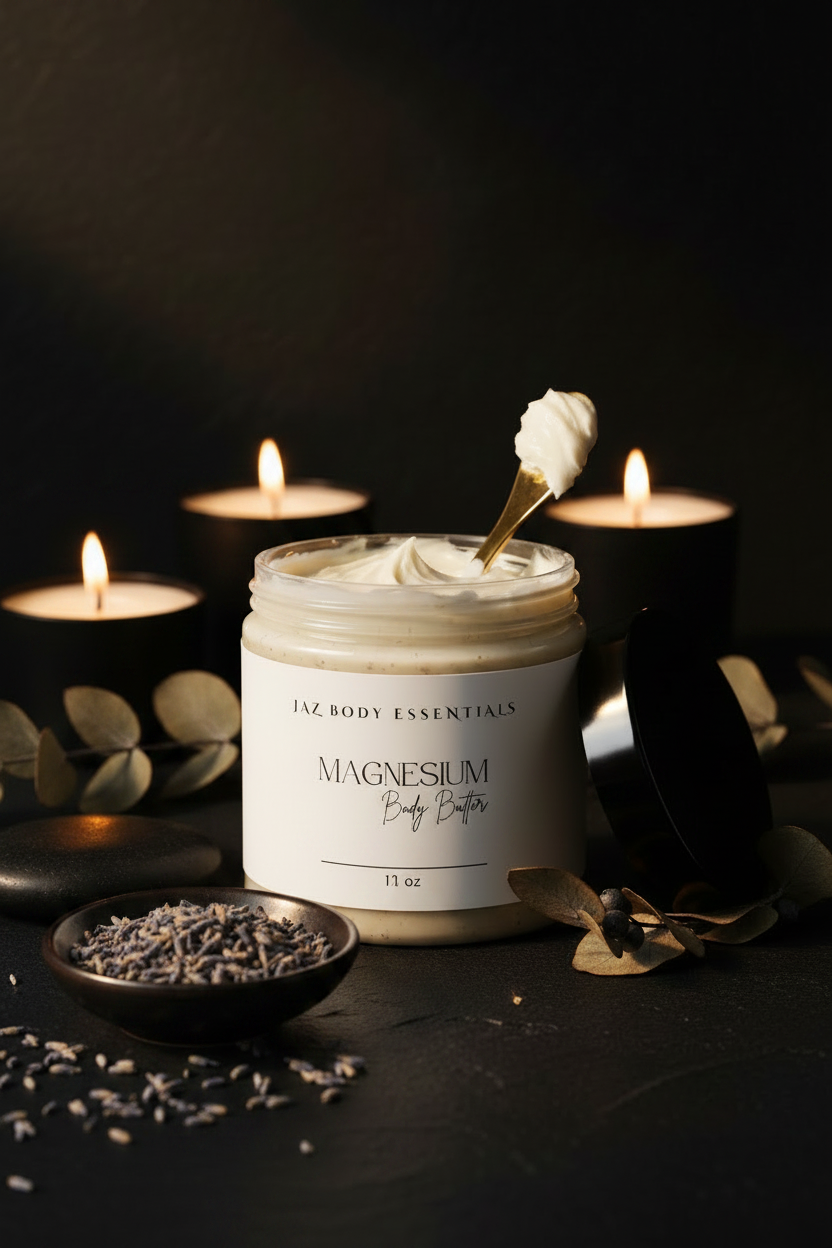 Magnesium Body Butter | Whipped, Non-Greasy & Deeply Moisturizing
