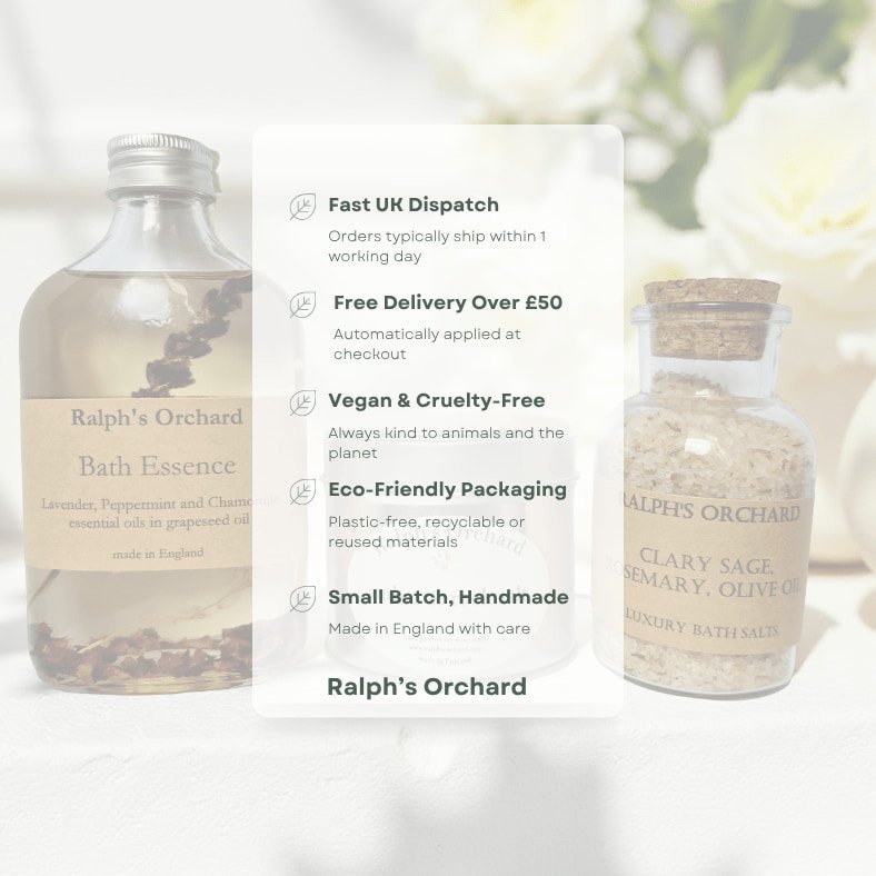 Lavender, Peppermint & Chamomile Bath Oil - 200ml