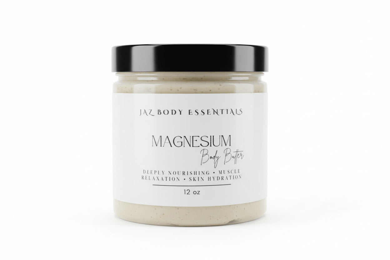 Magnesium Body Butter | Whipped, Non-Greasy & Deeply Moisturizing