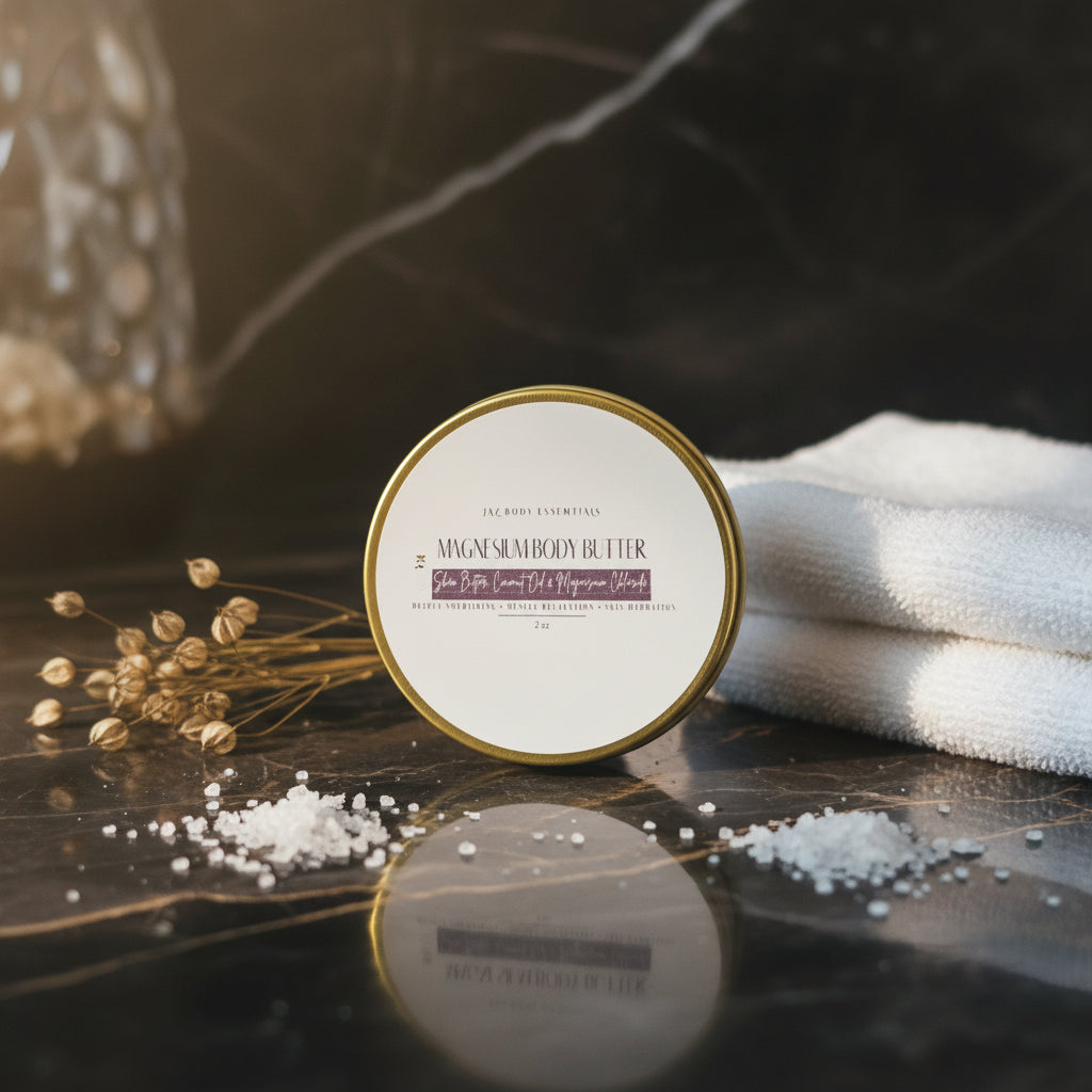 Magnesium Body Butter | Whipped, Non-Greasy & Deeply Moisturizing